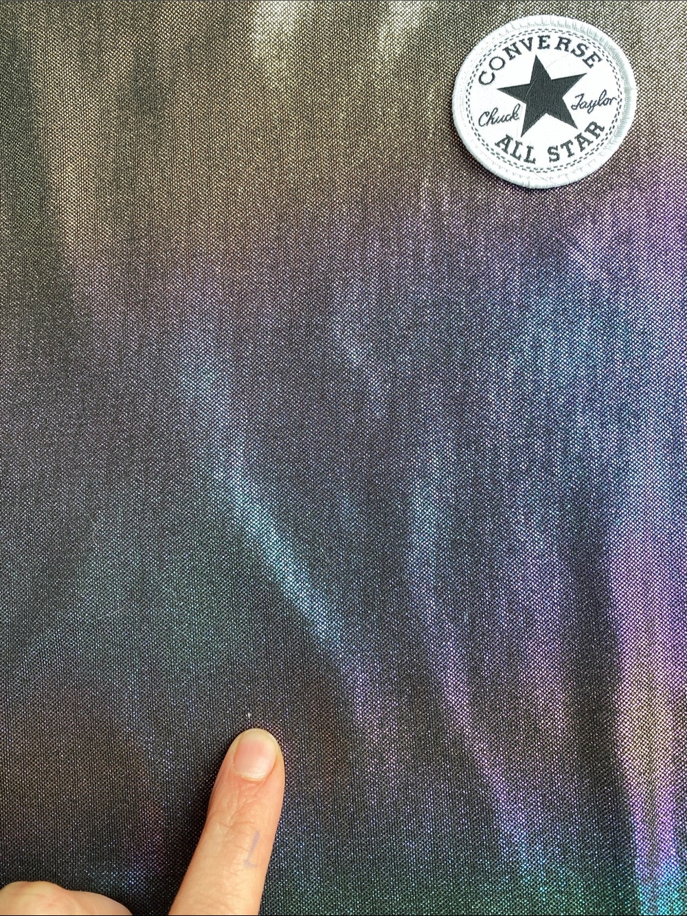 Converse Kids Iridescent Short Sleeve Tee - Multicolor Shine - Picture 3 of 4